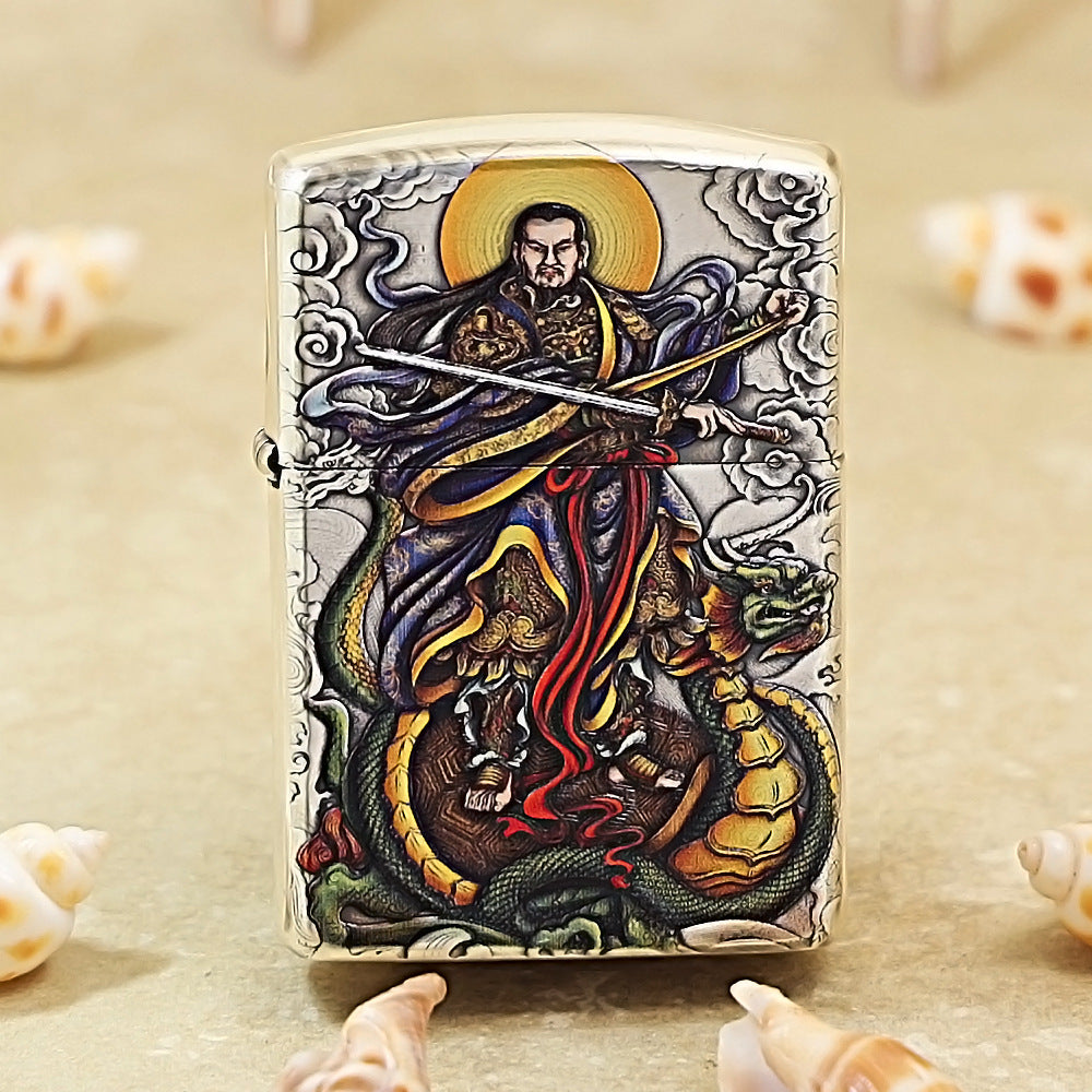 ZIPPO Dual-Sided Relief & Color-Painted Xuanwu 162-DS213