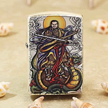 ZIPPO Dual-Sided Relief & Color-Painted Xuanwu 162-DS213