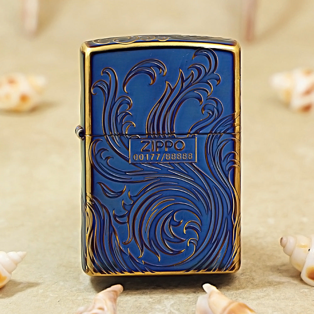 Zippo Cobalt Blue-Eternal Wave DS247
