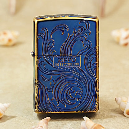 Zippo Cobalt Blue-Eternal Wave DS247