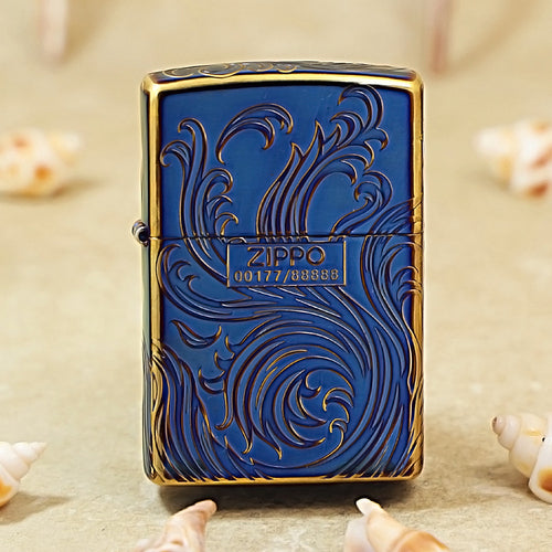 Zippo Cobalt Blue-Eternal Wave DS247