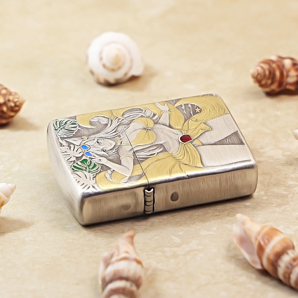 Zippo Masterpiece Art of Beach Goddess Ahri DS200