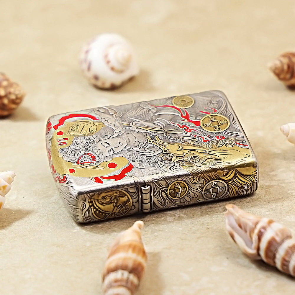 Zippo Great Master of Might Relief Engraving 162-DS264