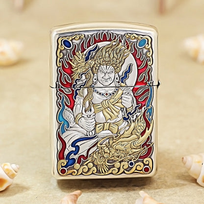 Zippo Dual-Sided 3D Embossed Acalanatha & Scorpion 162-DS259