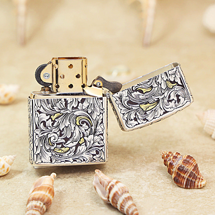 Zippo Arabesque & Two-Tone Lion Emblem 168-DS260