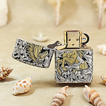 Zippo Embossed Horse Design 168-DS219