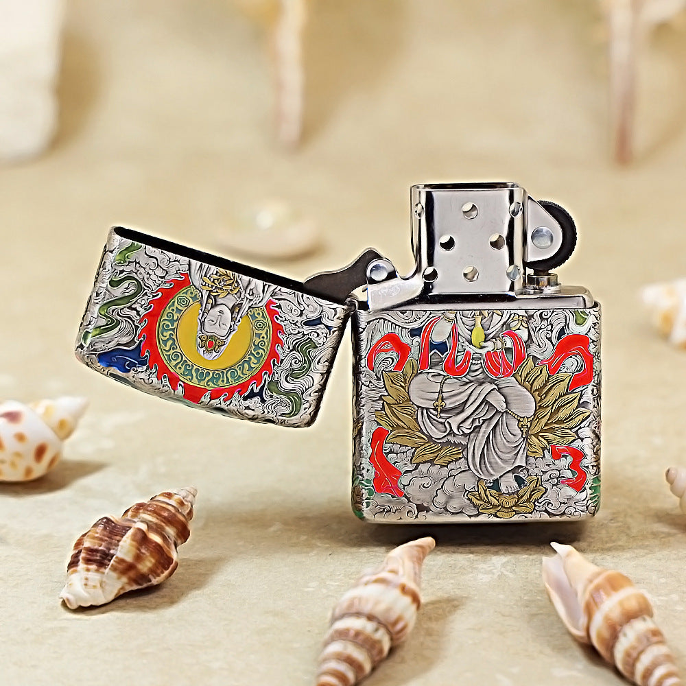 Zippo Armor Auspicious Guanyin 162-DS249