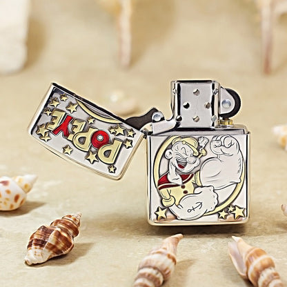 Zippo Popeye Silver-Plated Relief 162-DS258