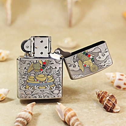 Zippo Maitreya Buddha Embossed-Joyful & Abundant 162-DS246