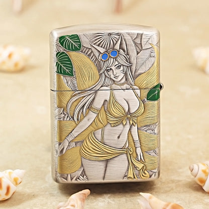 Zippo Masterpiece Art of Beach Goddess Ahri DS200