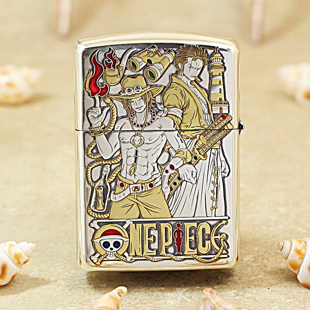 Zippo Straw Hat Pirates-One Piece Engraving 162-DS238