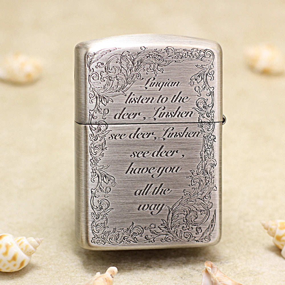 Zippo Armor Smoked Silver Gold Stag 162-DS292