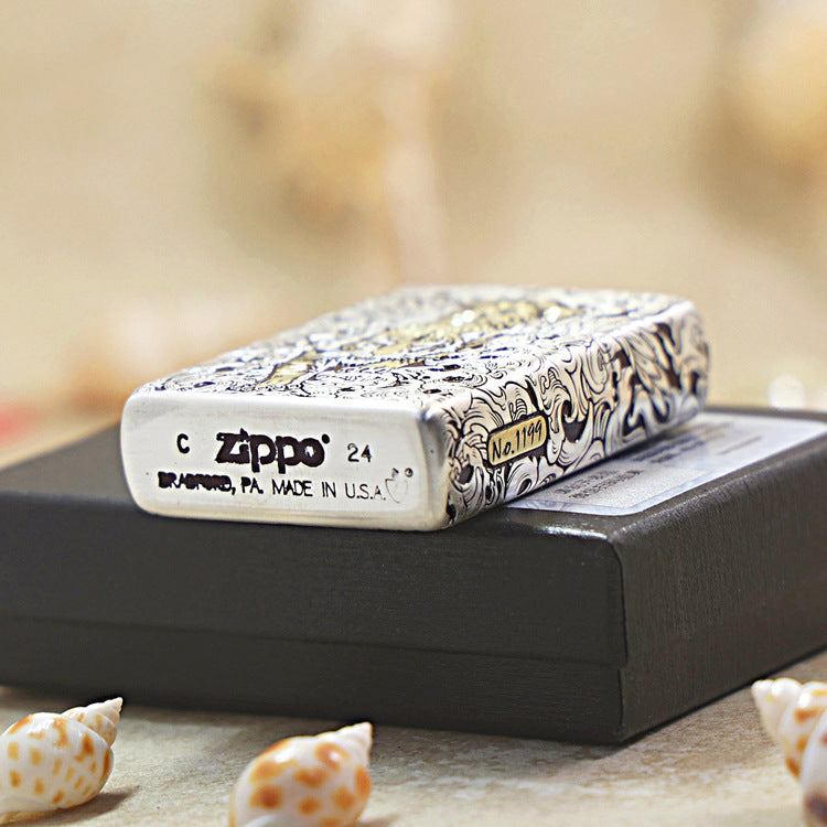 Zippo 3D Relief Engraving 'Tiger with Wings' 168-DS300
