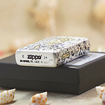 Zippo 3D Relief Engraving 'Tiger with Wings' 168-DS300