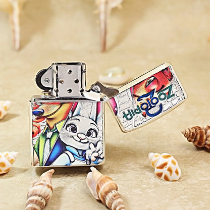 ZIPPO Silver-Plated Zootopia 2 Painted 162-DS263