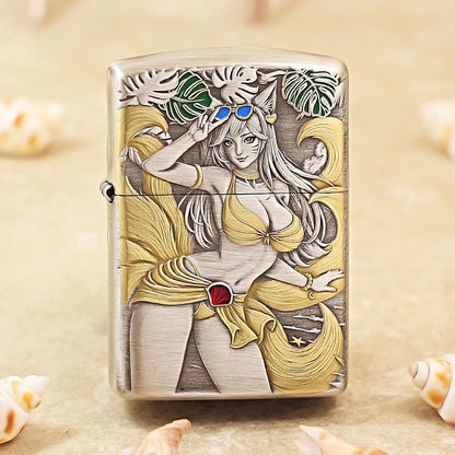 Zippo Masterpiece Art of Beach Goddess Ahri DS200