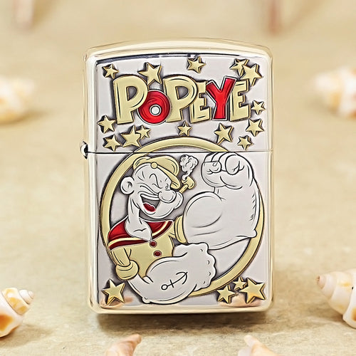 Zippo Popeye Silver-Plated Relief 162-DS258