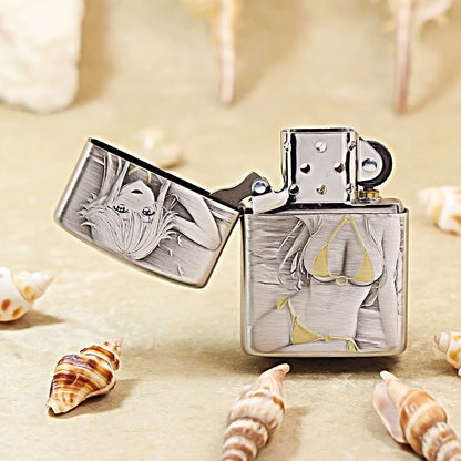 Zippo Armor Japanese Wave & Beauty Art 162-DS274