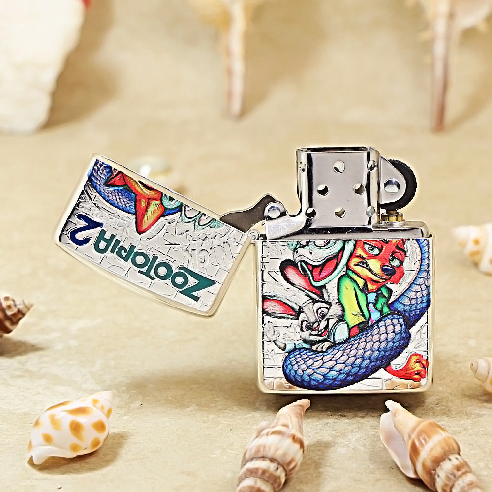 ZIPPO Silver-Plated Zootopia 2 Painted 162-DS263