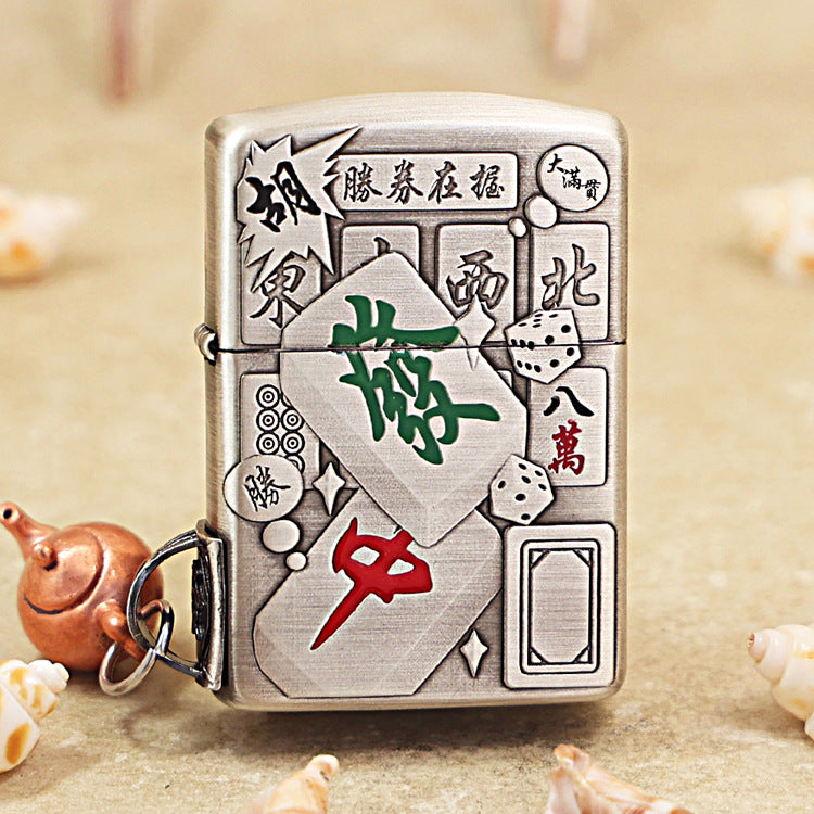 Zippo Smoked Silver Yi Ba Hu 162-DS210