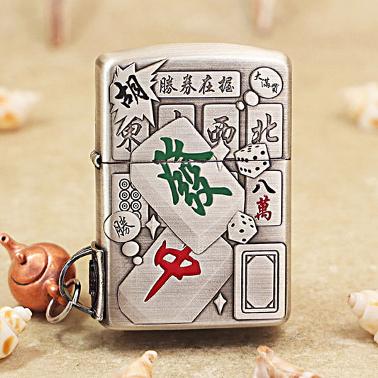 Zippo Smoked Silver Yi Ba Hu 162-DS210