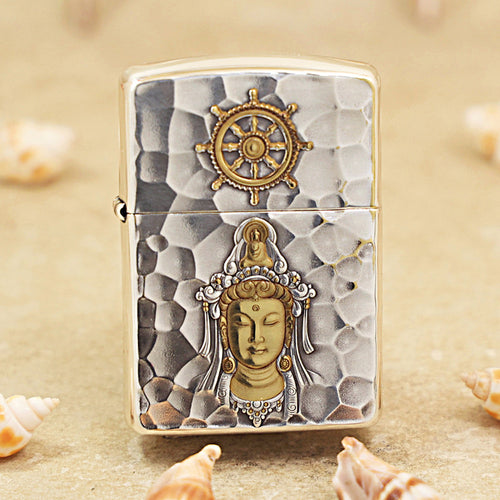 Zippo Armor Guan Xin & Arowana Engraving 162-DS295