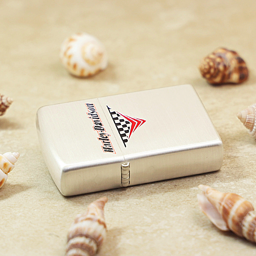 Zippo Striking Red Pattern 'Harley-Davidson' DS307
