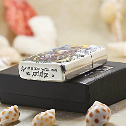 ZIPPO Dual-Sided Relief & Color-Painted Xuanwu 162-DS213