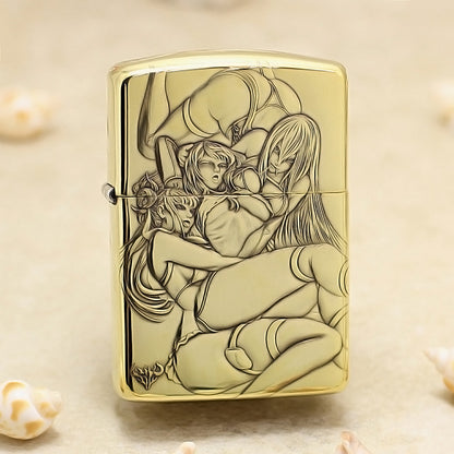Zippo 3P Single-Sided Maiden Engraving 169-DS288