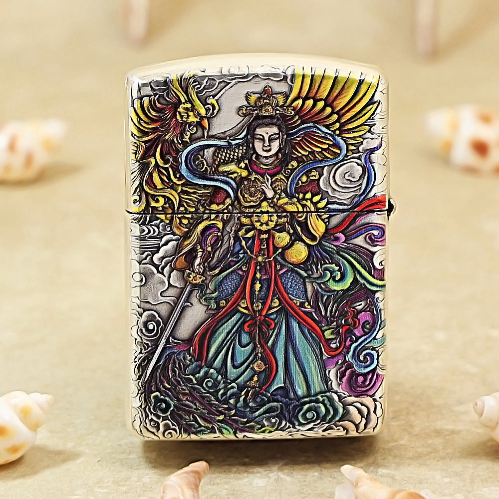 ZIPPO Dual-Sided Relief & Color-Painted Xuanwu 162-DS213