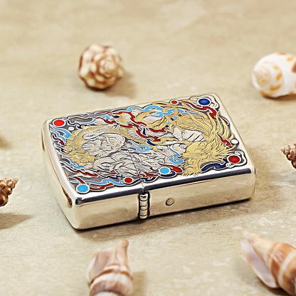 Zippo Dual-Sided 3D Embossed Acalanatha & Scorpion 162-DS259
