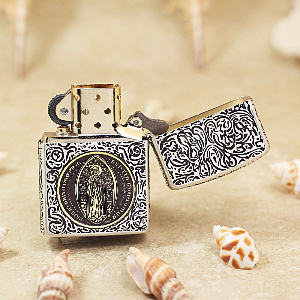 Zippo Constantine Armor Heavy Wall Lighter 168-DS284