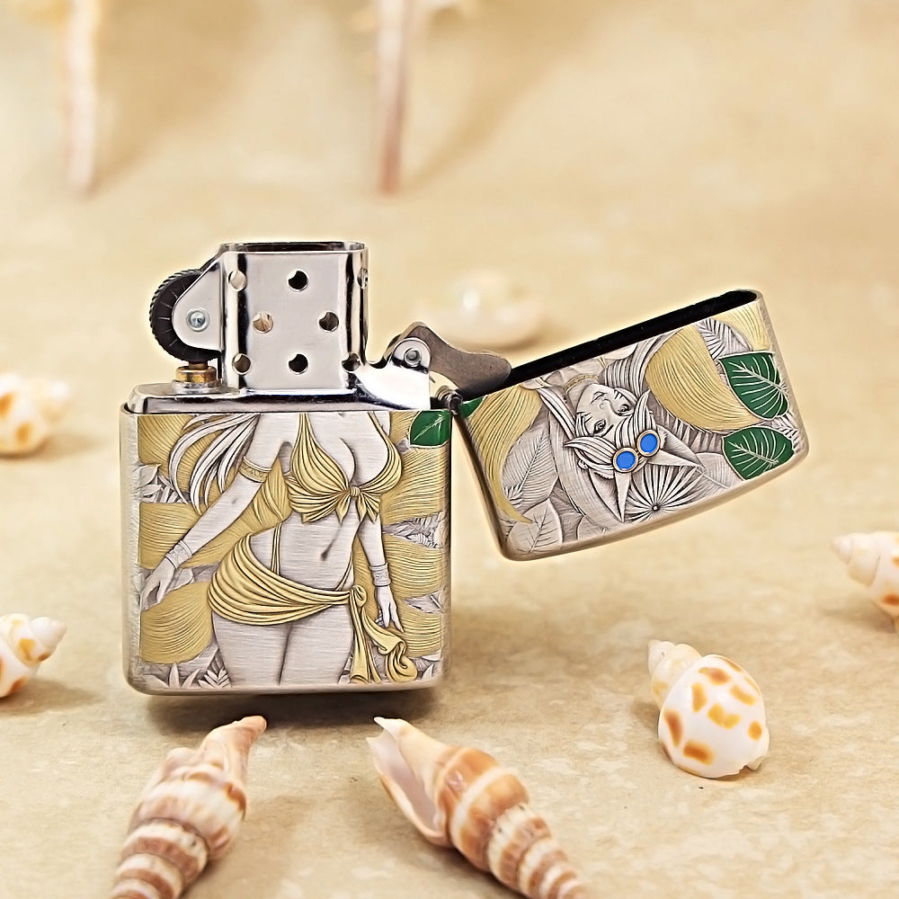 Zippo Masterpiece Art of Beach Goddess Ahri DS200