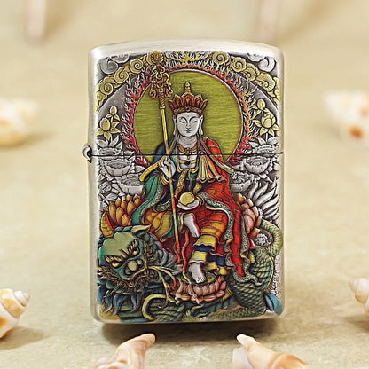 Zippo Embossed Ksitigarbha Bodhisattva 162-DS217