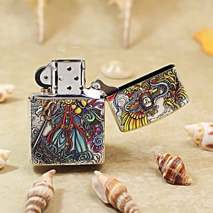 ZIPPO Dual-Sided Relief & Color-Painted Xuanwu 162-DS213