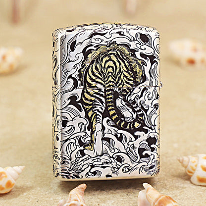 Zippo 3D Relief Engraving 'Tiger with Wings' 168-DS300