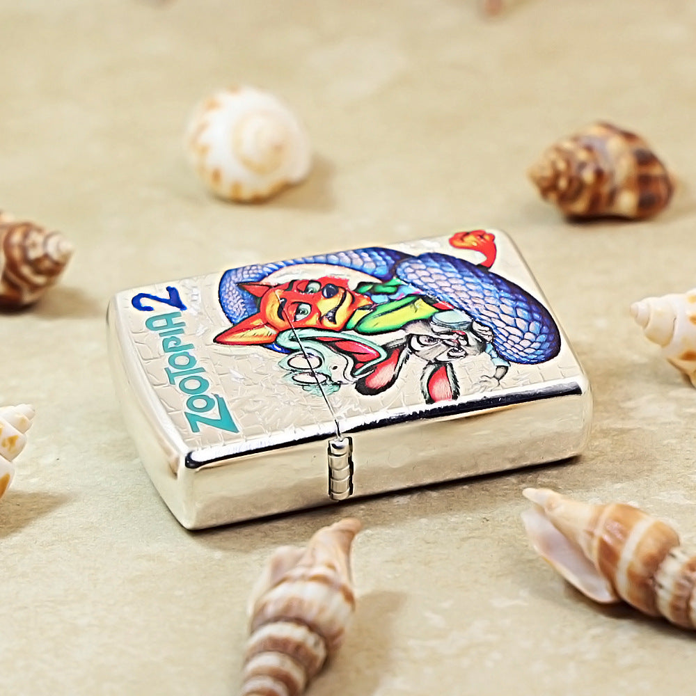 ZIPPO Silver-Plated Zootopia 2 Painted 162-DS263