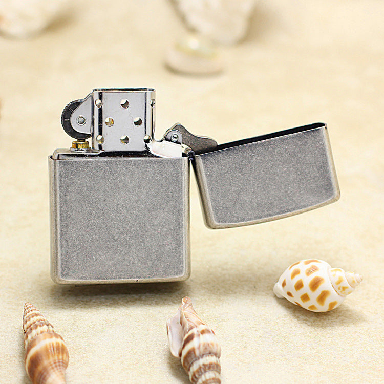 Zippo Antique Silver Crafted Douglas MacArthur Portrait DS309