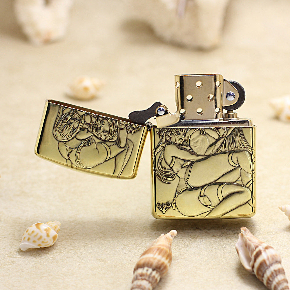 Zippo 3P Single-Sided Maiden Engraving 169-DS288
