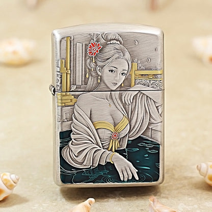 Zippo Silver-Plated The Concubine Bathing 162-DS272