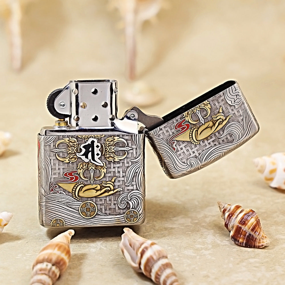 Zippo Great Master of Might Relief Engraving 162-DS264