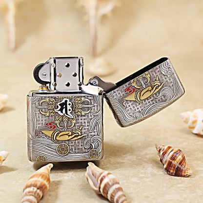 Zippo Great Master of Might Relief Engraving 162-DS264