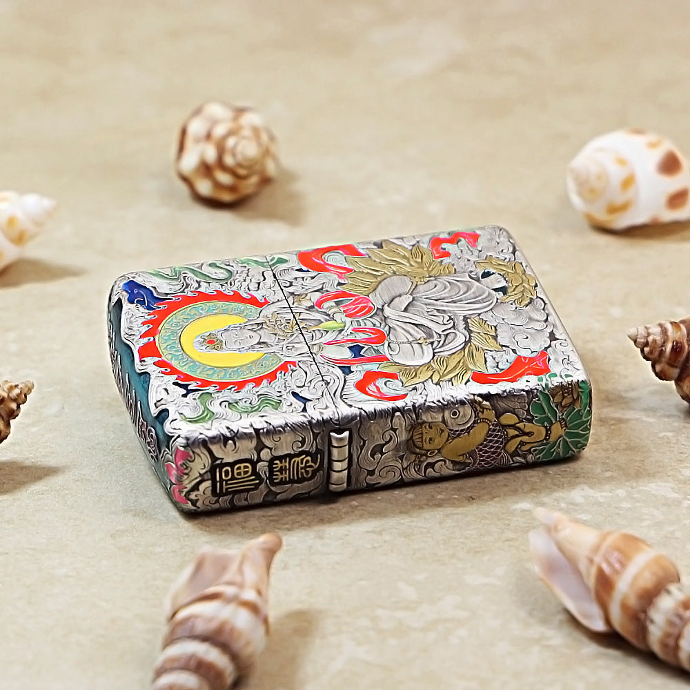 Zippo Armor Auspicious Guanyin 162-DS249