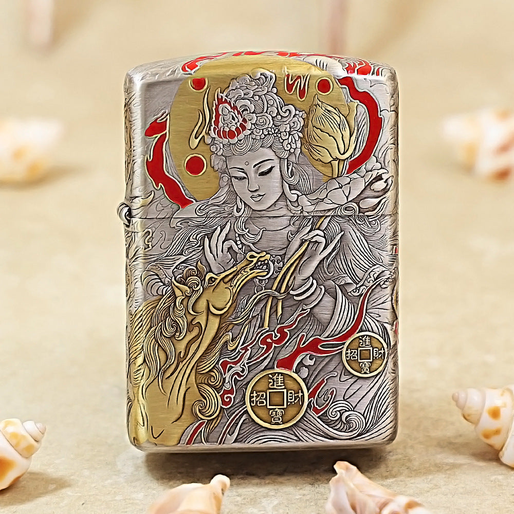 Zippo Great Master of Might Relief Engraving 162-DS264