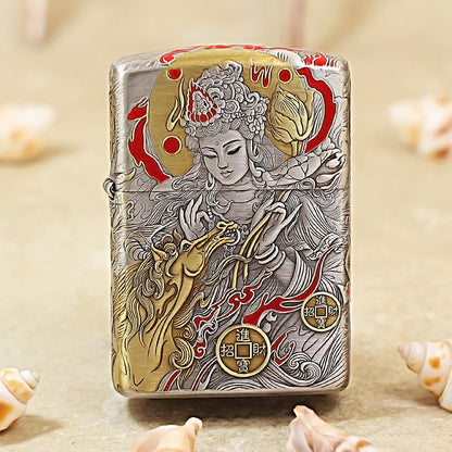 Zippo Great Master of Might Relief Engraving 162-DS264