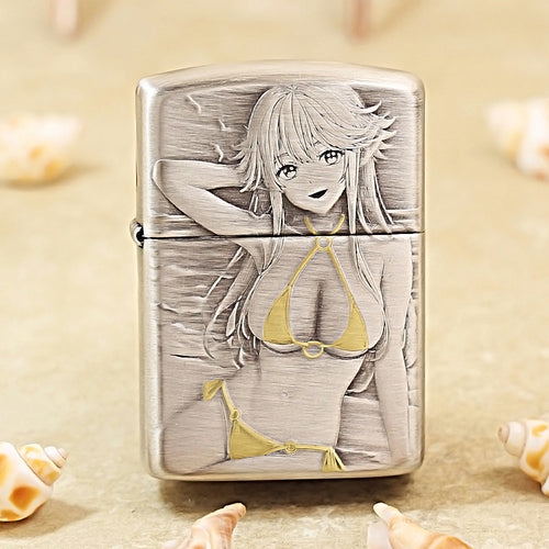 Zippo Armor Japanese Wave & Beauty Art 162-DS274