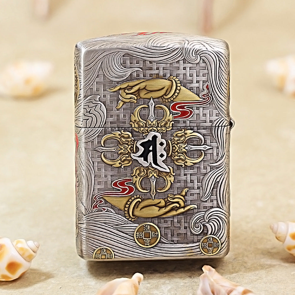 Zippo Great Master of Might Relief Engraving 162-DS264