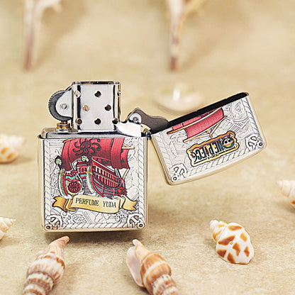 Zippo Silver-Plated Boa Hancock Relief Engraved 162-DS304