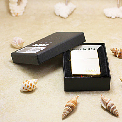 Zippo 3-Side Gold Plating Custom Serial Number 205-DS182
