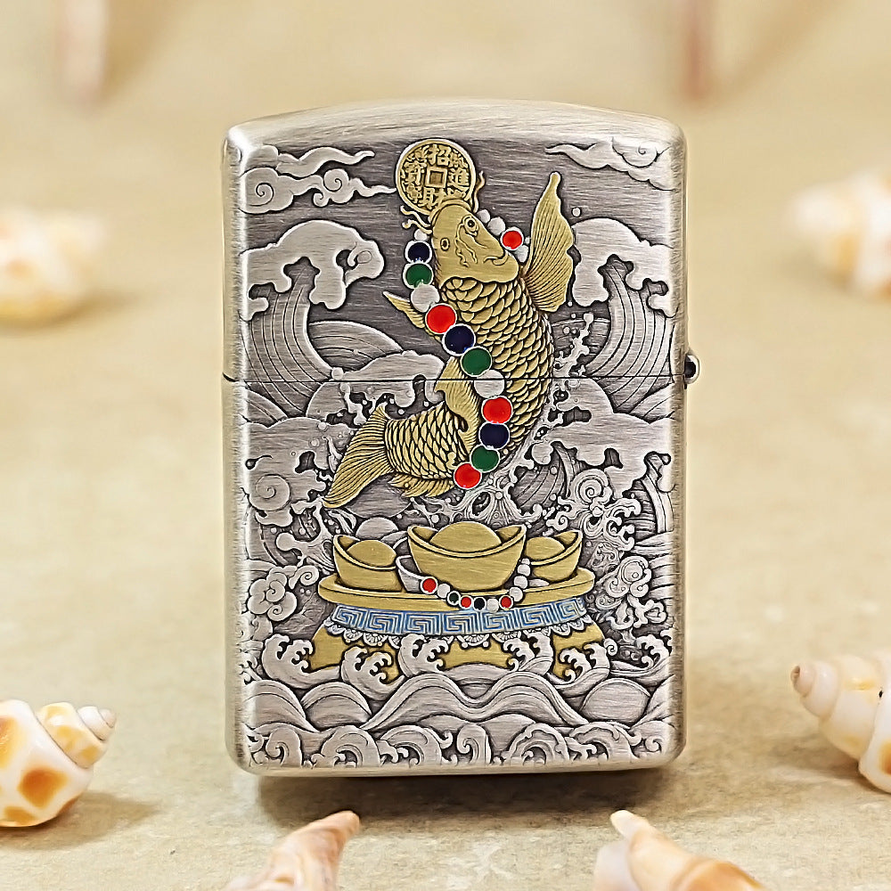Zippo Maitreya Buddha Embossed-Joyful & Abundant 162-DS246